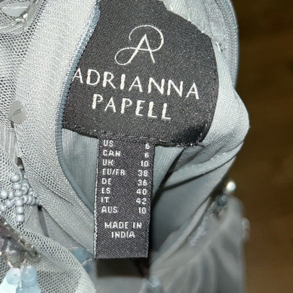 ADRIANA PAPPEL FLORAL GREEN DRESS - Picture 5 of 5